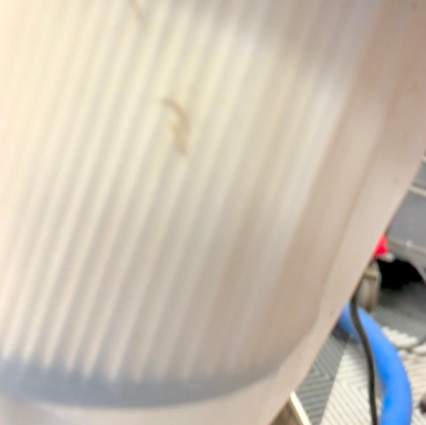 clean filter guard from shop vac