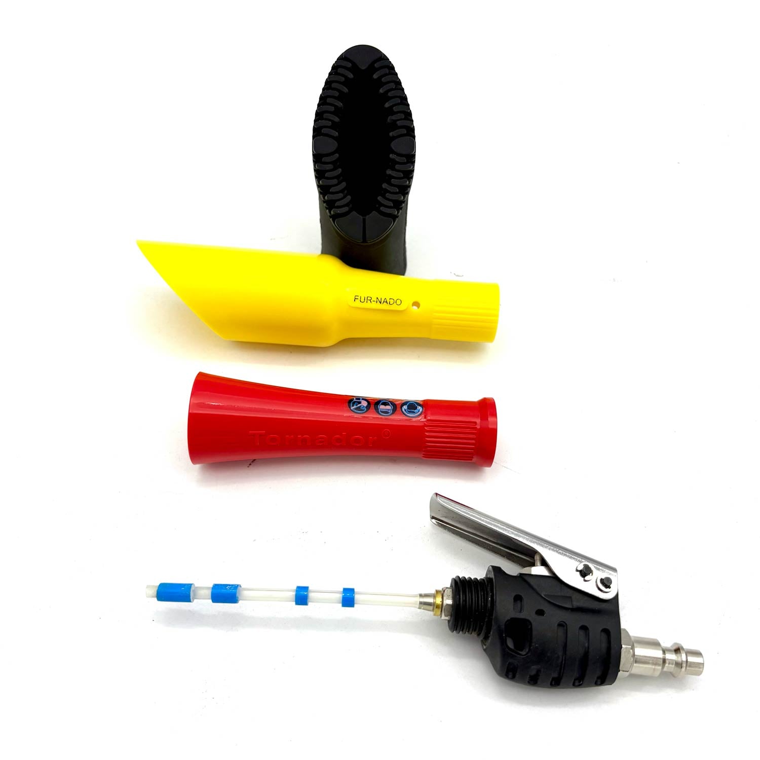 furnado mini pet hair vacuum attachment for car detailers from tornador air gun