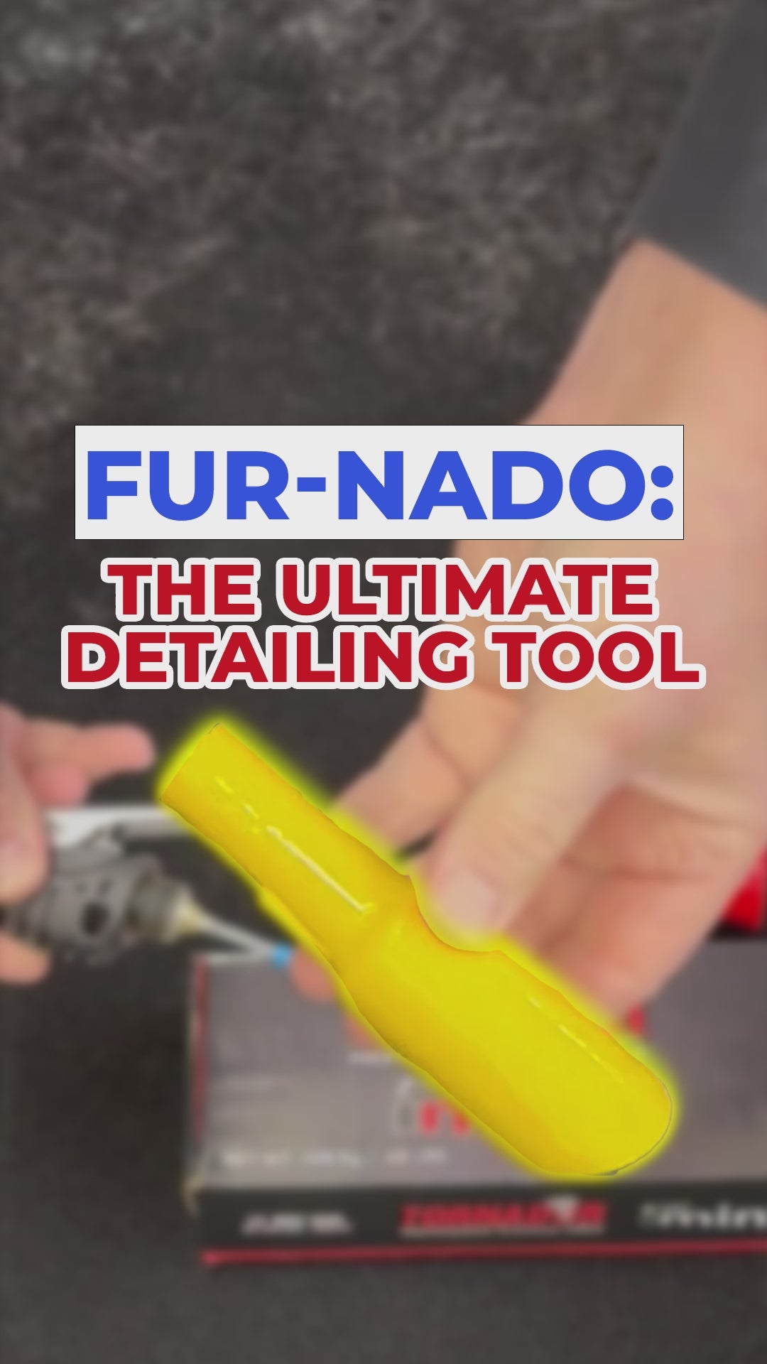 furnado mini pet hair vacuum attachment for car detailers from tornador air gun