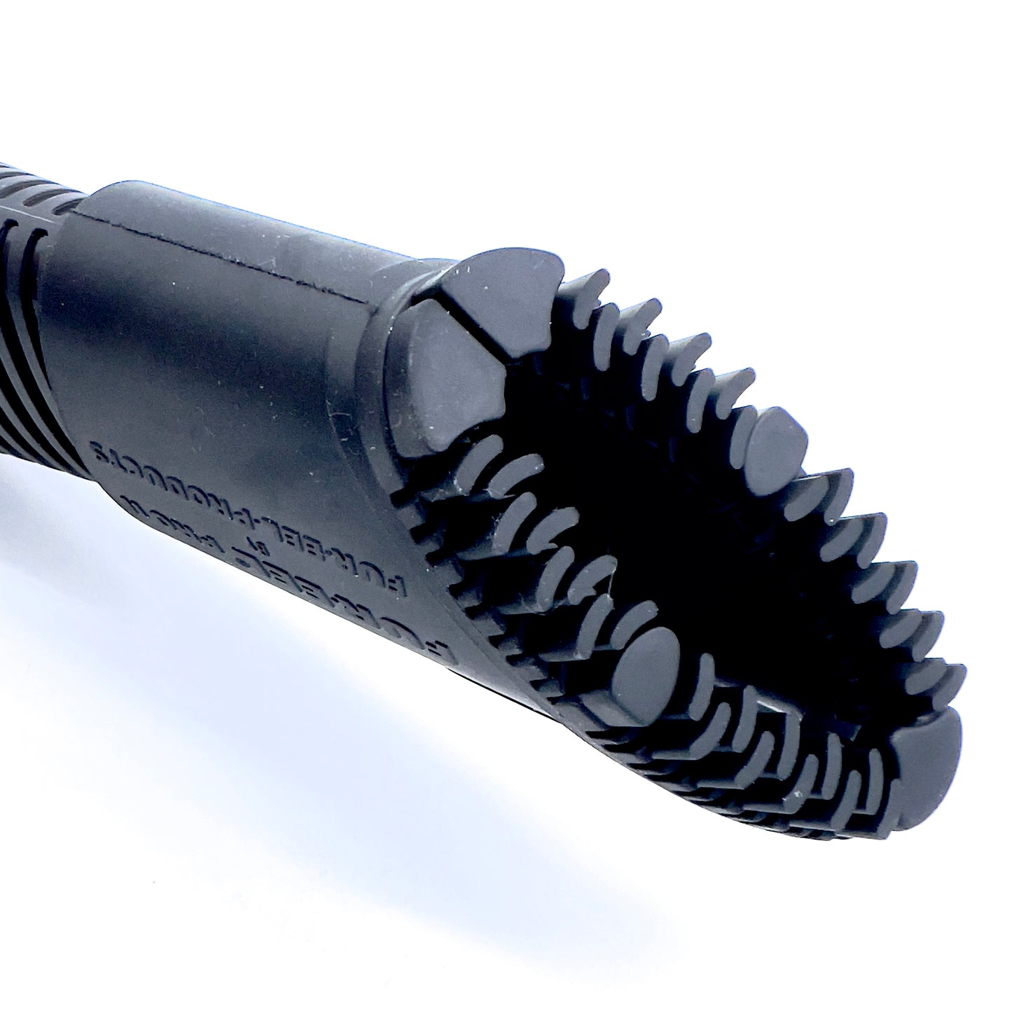 close up of fur eel dog hair vacuum attachment from buff brite
