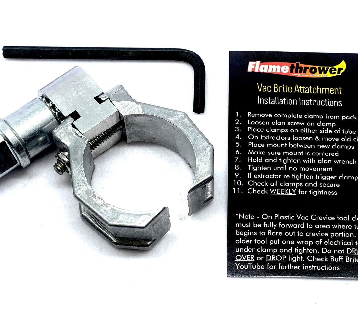 Vac-Brite Attachment 1.5 inch (Bracket and Quick Connect Mount only)