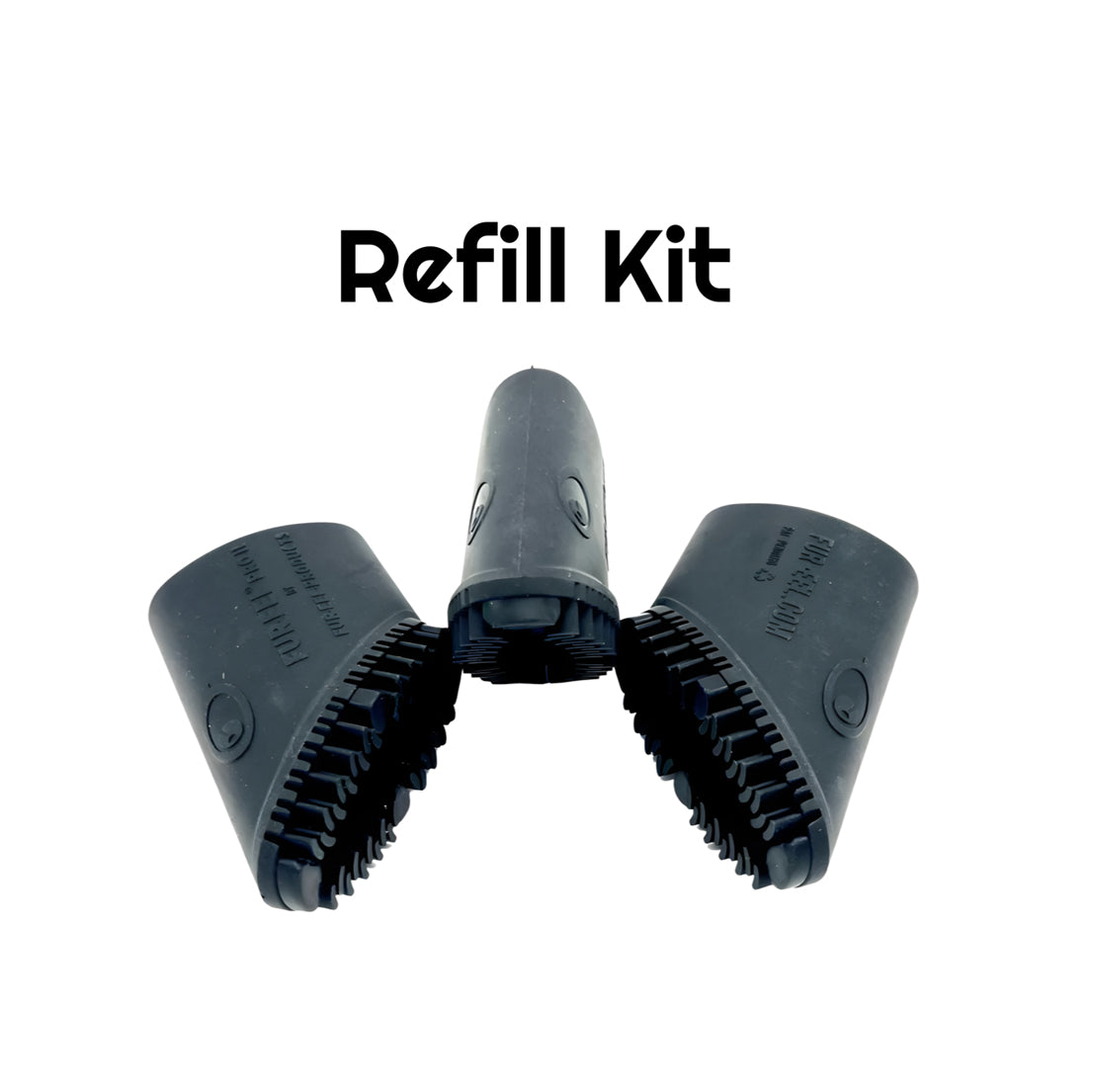 Special refill kit of 3 fur eel II vacuum attachments
