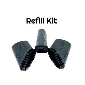 Special refill kit of 3 fur eel II vacuum attachments