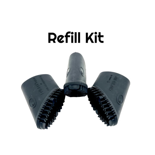 Special refill kit of 3 fur eel II vacuum attachments