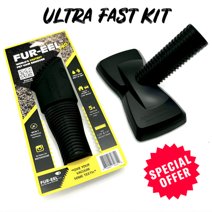 best pet hair vacuum attachment and hair remover tool starter kit from Buff Brite