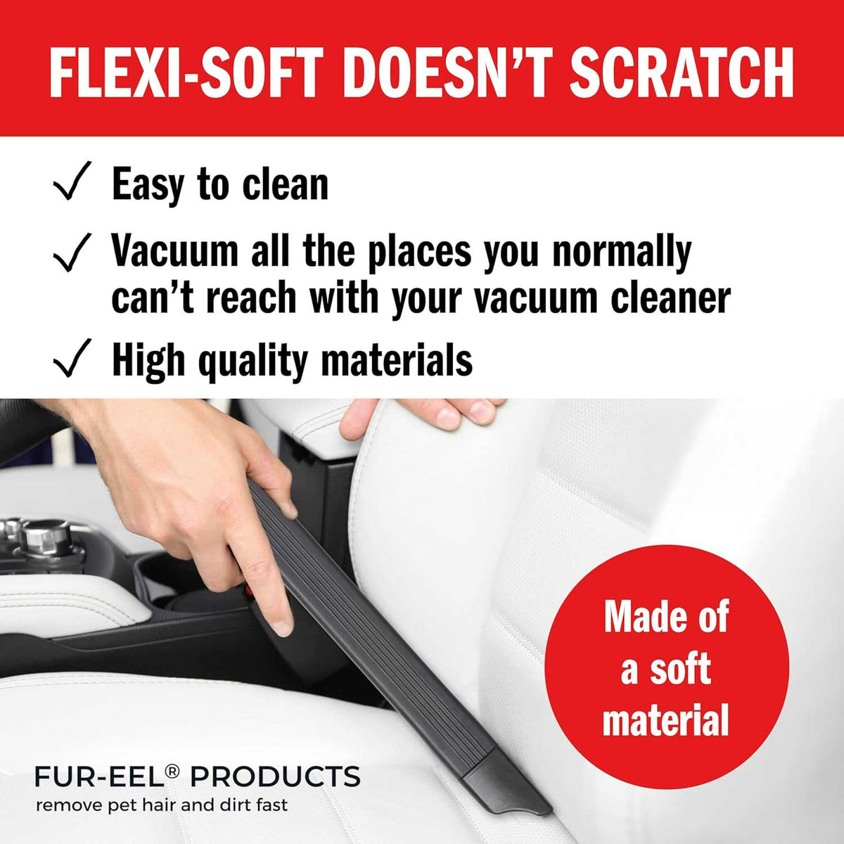 HEPA shop vacuum cleaning crevices in vehicle