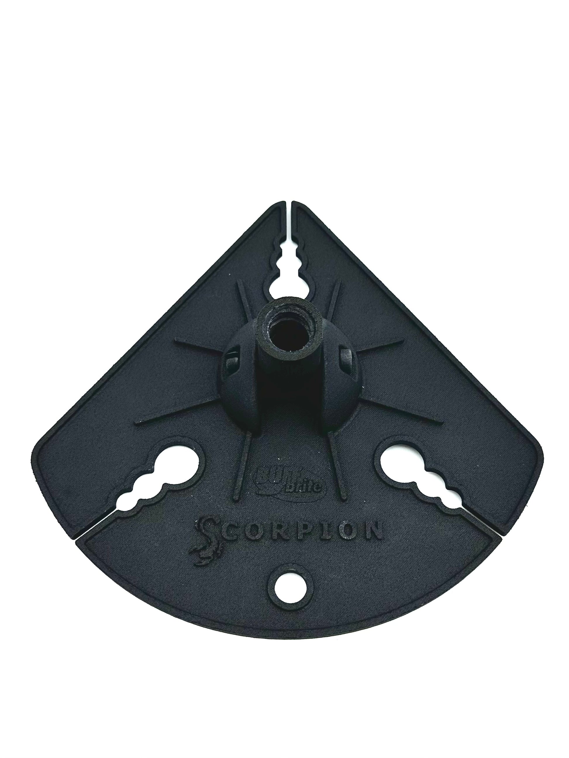 A black, long reach drying tool with a swivel head and branding 'Scorpion' on the side.