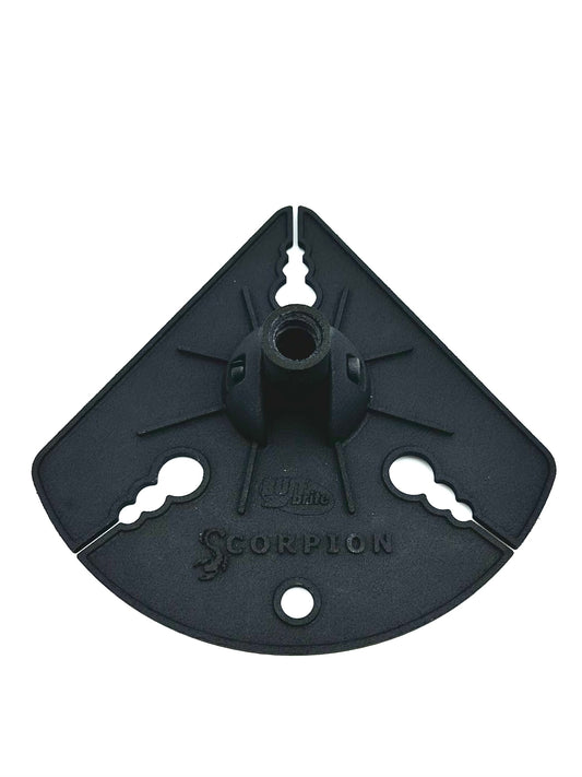 A black, long reach drying tool with a swivel head and branding 'Scorpion' on the side.