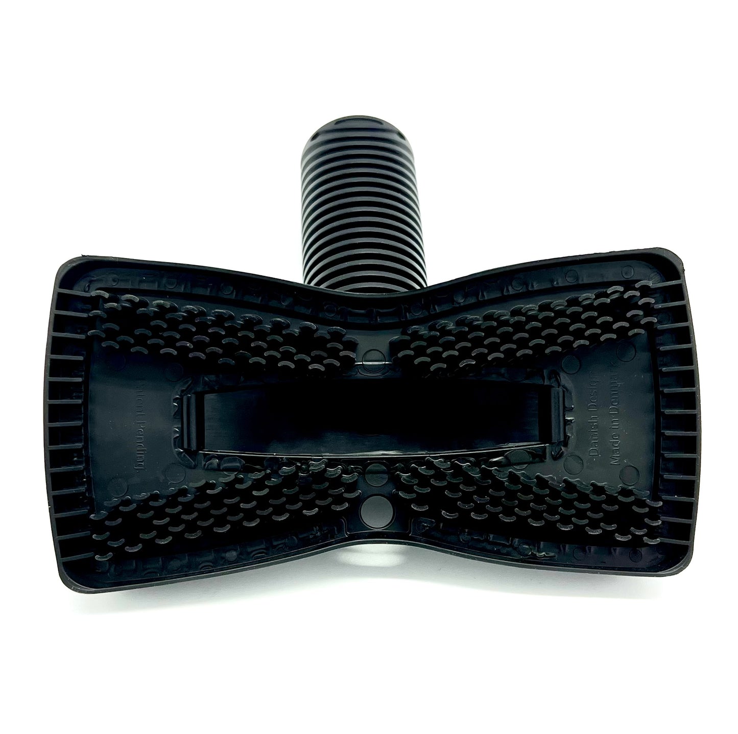 Hammerhead vacuum attachment for pet fur removal tool